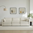 thumbnail image 1 of CHITA Oversized Modular Sectional Sofa Set Extra Large Convertible Fabric Sofa Couch with Reversible Chaise,3 Seat Modern Modular Sofa for Living Room,Linen,112 inch Width, 1 of 11