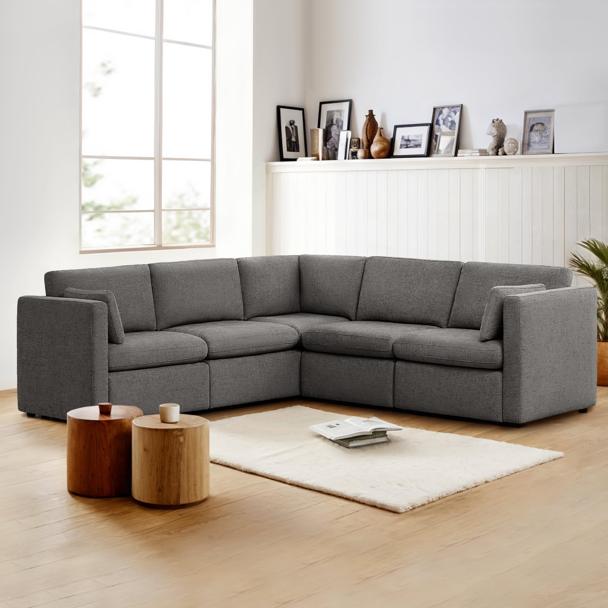 CHITA Oversized Modular Sectional Sofa Set,Sofa Couch with Reversible