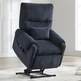 thumbnail image 1 of CHITA Power Lift Recliner for Adults, Lift Chairs with Heat & Massage for Elderly with Lumbar Support Side Pocket & USB Charge Port for Living Room Bedroom, Fabric, Navy Blue, 1 of 17