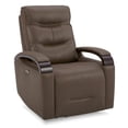 thumbnail image 1 of CHITA Power Swivel Glider Rocker Recliner Nursery Chair with USB for Living Room, Fabric, Chocolate, 1 of 12