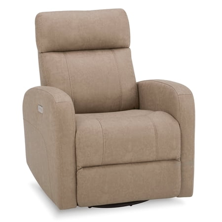 CHITA Power Swivel Glider Rocking Recliner Nursery Chair Living Room Chair, Fabric, Light Brown