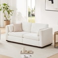 thumbnail image 1 of CHITA Sectional Couches Modular Sofa for Living Room, 2PC in Cream White, 1 of 7