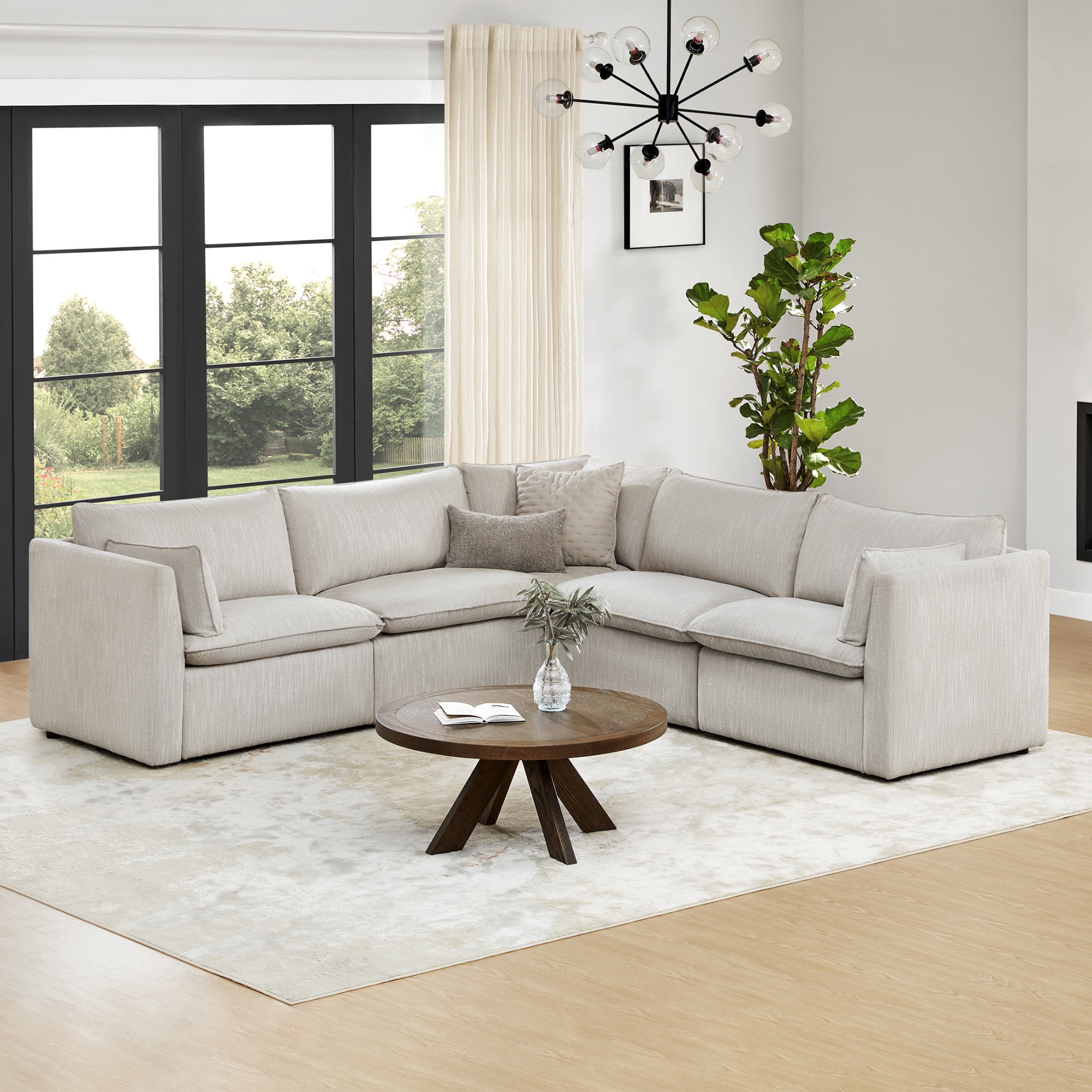 CHITA Sectional Couches Modular Sofa for Living Room - Walmart.com