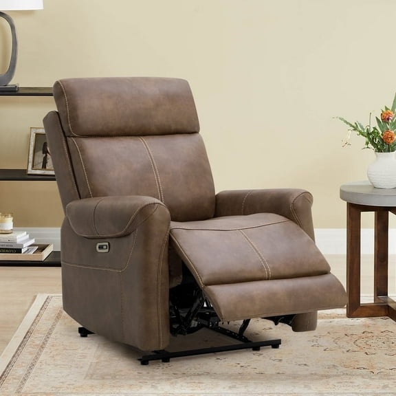 CHITA Wall Hugger Power Recliner with USB Ports for Living Room