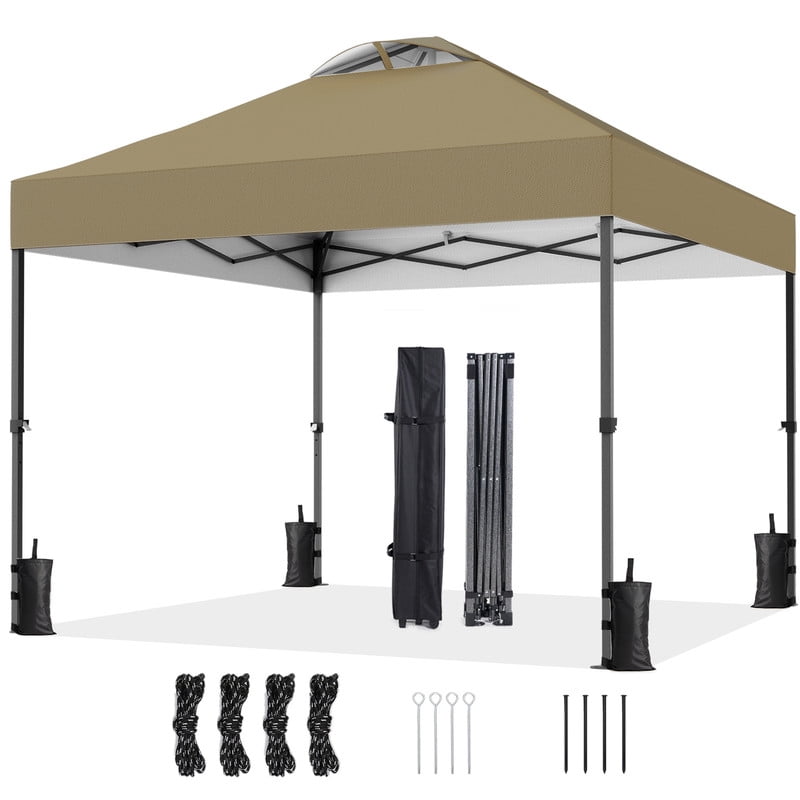 POPO CHITOOMA 10 x 10ft Pop up Canopy Tent, Instant Outdoor