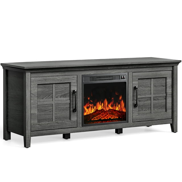 CHITOOMA 1500W Electric Fireplace TV Stand TV Console for up to 70 inch ...