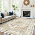 thumbnail image 1 of CHITOOMA 5'x7' Area Rugs for Living Room, Machine Washable Rugs Vintage Area Rug for Bedroom Dining Room Dorm Office with Non-Slip Backing, Stain Resistant Non-Shed Carpet, 1 of 8