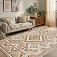 thumbnail image 1 of CHITOOMA 5'x7' Area Rugs for Living Room, Washable Boho Moroccan Rug Soft Vintage Distressed Geometric Tribal Area Rug for Bedroom Dining Room Office with Non-Slip Backing, Stain Resistant Non-Shed, 1 of 9