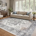 thumbnail image 1 of CHITOOMA 6'x9' Area Rugs for Living Room, Machine Washable Rugs Vintage Area Rug for Bedroom Dining Room Dorm Office with Non-Slip Backing, Stain Resistant Non-Shed Carpet, 1 of 8
