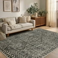 thumbnail image 1 of CHITOOMA 6'x9' Area Rugs for Living Room, Washable Boho Moroccan Rug Soft Vintage Distressed Geometric Tribal Area Rug for Bedroom Dining Room Office with Non-Slip Backing, Stain Resistant Non-Shed, 1 of 9