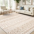 thumbnail image 1 of CHITOOMA 6'x9' Area Rugs for Living Room, Washable Rugs Print Pattern Boho Soft Geometric Bohemian Carpet Indoor Rug for Bedroom Dining Room Office Nonslip Foldable Rug, 1 of 9