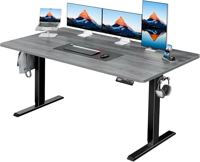 CHITOOMA Electric Standing Desk 63"x28"