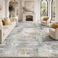 thumbnail image 1 of CHITOOMA 8'x10' Area Rugs for Living Room, Machine Washable Abstract Distressed Rugs Indoor Neutral Carpet Rugs for Bedroom Dining Room Office with Non-Slip Backing, Stain Resistant, Beige, 1 of 10