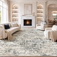 thumbnail image 1 of CHITOOMA 8'x10' Area Rugs, Washable Rugs for Living Room Non-Slip Low Pile Soft Distressed Abstract Rug, Indoor Vintage Neutral Carpet for Bedroom Dining Room Dorm Office, Gray, 1 of 12