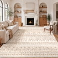 thumbnail image 1 of CHITOOMA 8'x10' Area Rugs for Living Room, Washable Rugs Print Pattern Boho Soft Geometric Bohemian Carpet Indoor Rug for Bedroom Dining Room Office Nonslip Foldable Rug, 1 of 9