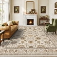 thumbnail image 1 of CHITOOMA 8'x10' Area Rugs for Living Room, Boho Machine Washable Floral Area Rug with Non-Slip Backing, Stain Resistant Non-Shed Carpet for Bedroom, Dining Room, Dorm, Office, 1 of 10
