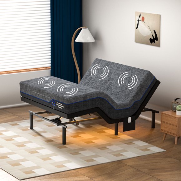 Memory Bed Remote Queen Size Bed Frame Mattress Included