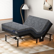 CHITOOMA Queen Adjustable Bed Frame with 10 Inch Gel Memory Foam Mattress, Electric Bed Base with Wireless Remote, Zero Gravity, Graphene Cover, Medium-Firm Sup