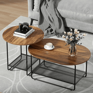 Black and grey sale coffee table sets