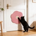 thumbnail image 1 of CHIUNL Flower Scratching Pad for Cats, Hanging Wall Mounted Cat Scratching Board, Cat Nail File Scratcher, Furniture Protector, Fun Cat Toys, White Flower, 13x13in, 1 of 3
