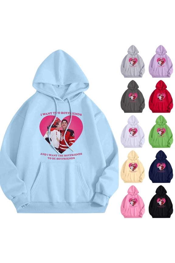 Heated Rivalry Hooded Sweatshirt for Sports Lovers, Fashionable Heated Printed Sweatshirt Pullover, Cool Daily Wear Clothes for Fans, Winter Spring Outfits, Birthday Gifts (Beige XXL)