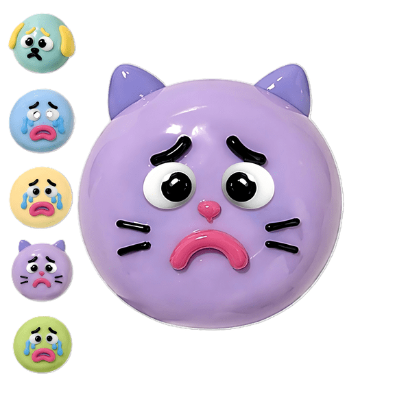 CHIUNL Premium Smushers Squishy Toys - High-Density Slow Rebound Stress Ball for Anxiety Relief - Soft Tactile Sensory Fidget for Workplace Focus & Relaxation - Choose Your Style(1PCS)