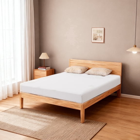 CHIUSNOOZE Full 8 inch Cooling Gel Memory Foam Mattress, Medium Firm, Mattress In A Box