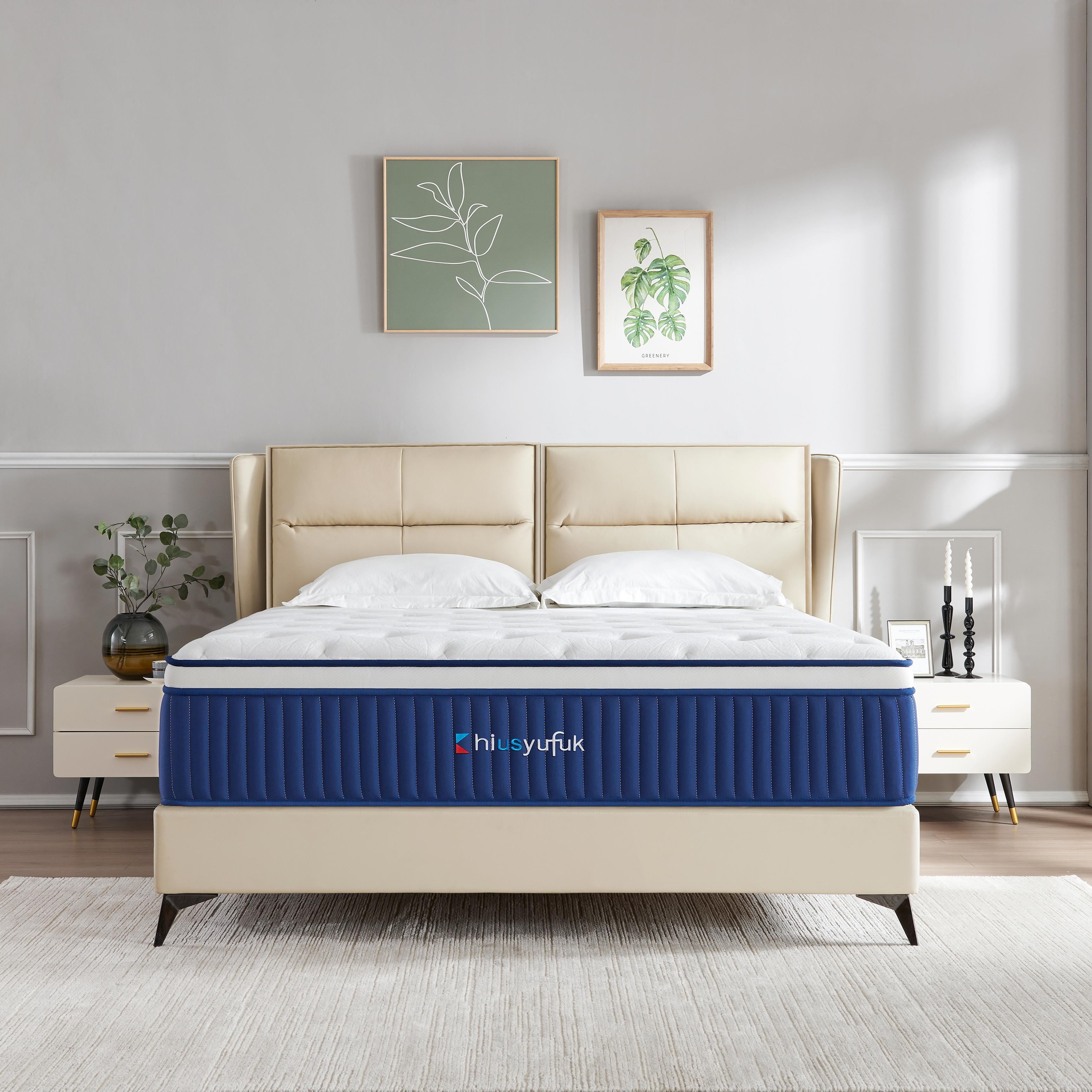 CHIUSYUFUK TWIN MATTRESS,10 INCH,Gel Infused Memory Foam and