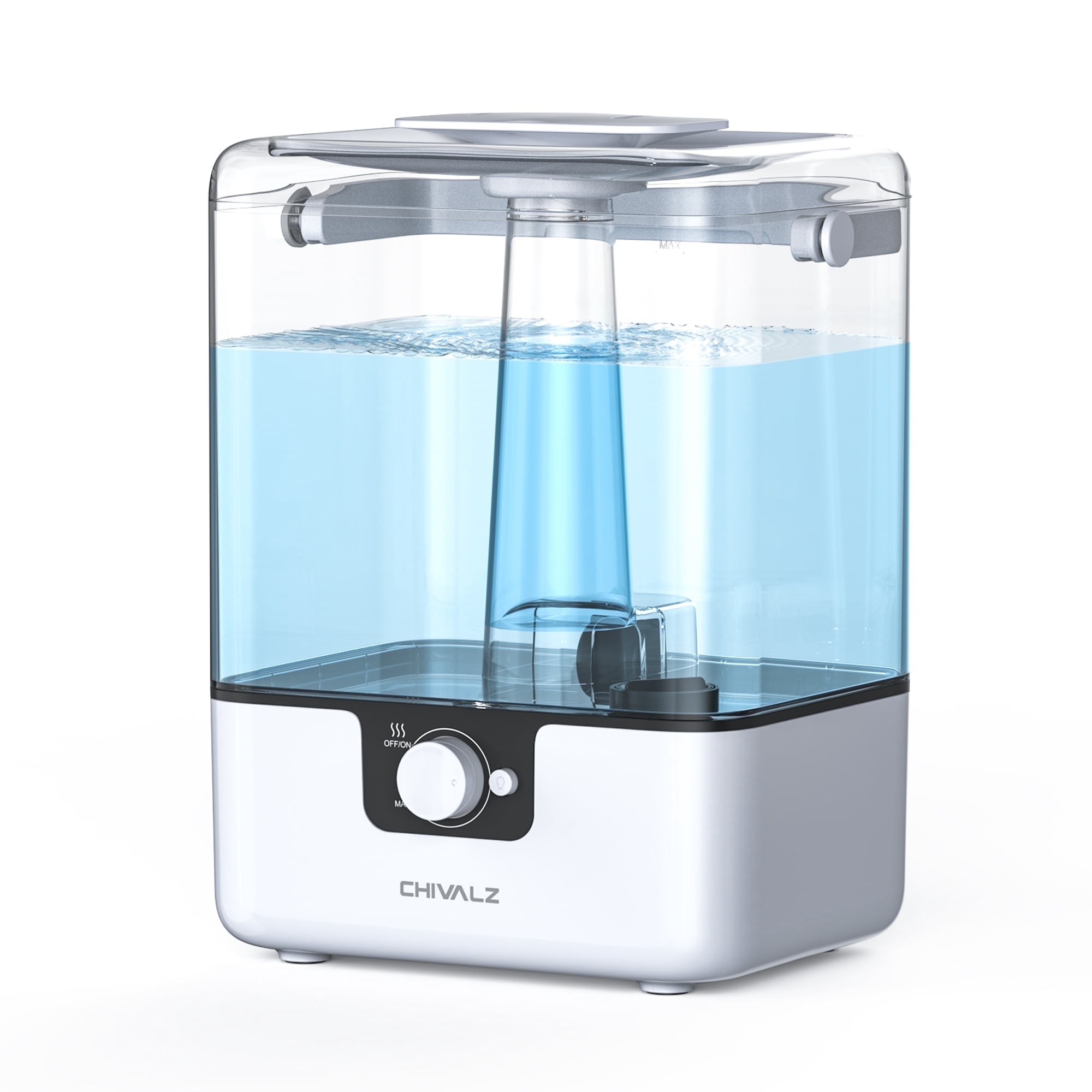 CHIVALZ Humidifier for Room, 6L Cool Mist Top-Fill Humidifiers with Diffuser up to 538 Sqft
