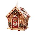 thumbnail image 1 of CHJK 3D Christmas House Diamond Art Kit for Adults, DIY Wooden Pearl Craft, Deer House with Rhinestones & Pearls for Holiday Table Home Decor, 1 of 7