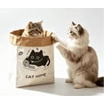 thumbnail image 1 of CHJK Crinkle Cat Sack, 26 x 20 Inch Large Foldable Cat Play Bag, Interactive Kraft Paper Hideaway & Tunnel Toy for Cat Pet, Cute Room Decor， B, 1 of 8