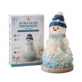 thumbnail image 1 of CHJK DIY Sea Glass Art Kit with LED Lights, Inspired Mosaic Art Decoration, Creative Handmade Gift for Adults, Snowman, 1 of 7