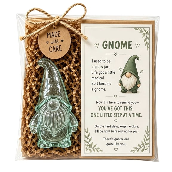 CHJK Dwarf Pocket Holding Gift Card, Cute Gnome Recycled Pocket Hug Desk Decor with Encouragement Card, Guardian Healing Pack, Comfort Gift for Friends & Family