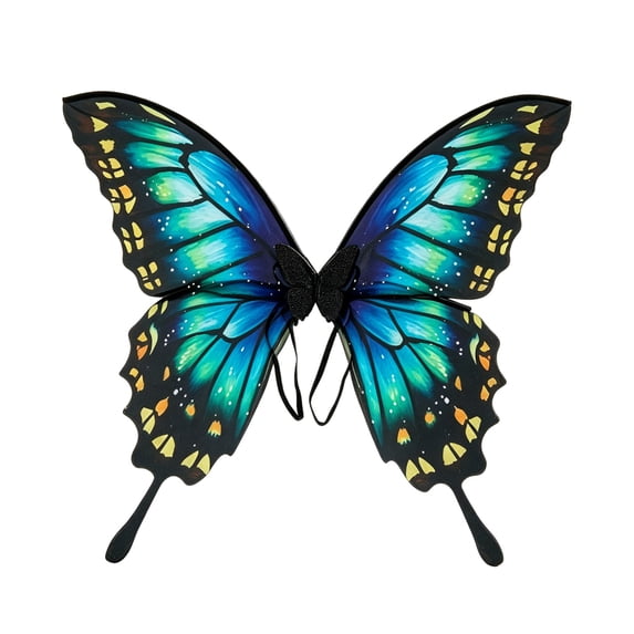 CHJK Halloween Butterfly Fairy Wings Clothing Accessory, Butterfly Wing Props, Dress‑Up Wings for Festival Party Carnival Photo Prop