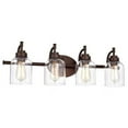 thumbnail image 1 of CHLOE Adair Transitional 4 Light Oil Rubbed Bronze Bath Vanity Fixture 30" Wide, 1 of 9