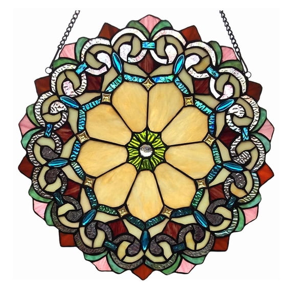 CHLOE Ayla Victorian Window Panel 18" Wide
