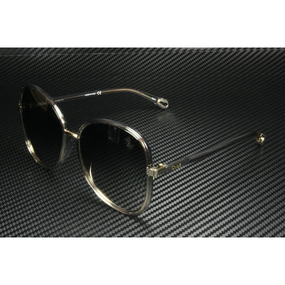 CHLOE CH0030S 001 Round Oval Panthos Grey Beige Grey 60 mm Women's Sunglasses