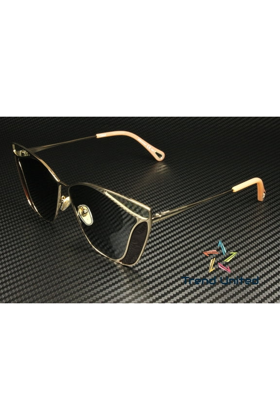 E CH0049S 002 Directional Gold Shiny Grey 59 mm Women's Sunglasses