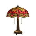 thumbnail image 1 of CHLOE Empress Tiffany-style 2 Light Dragonfly Table Lamp 16" Shade, 1 of 4