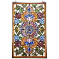 thumbnail image 1 of CHLOE Eureka Sonara Tiffany-glass Victorian Window Panel 20x32, 1 of 2