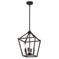 thumbnail image 1 of IRONCLAD Industrial Oil Rubbed Bronze Inverted Pendant Ceiling Fixture 12" Wide, 1 of 11