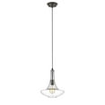thumbnail image 1 of CHLOE Leah Transitional 1 Light Rubbed Bronze Ceiling Mini Pendant 10" Wide, 1 of 4