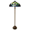 thumbnail image 1 of CHLOE Liaison Tiffany-style 2 Light Victorian Floor Lamp 18" Shade, 1 of 3