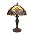 thumbnail image 1 of CHLOE Lighting ADIA Tiffany-Style Dark Bronze 1-Light Victorian Accent Table Lamp 12" Shade, 1 of 4