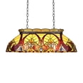 thumbnail image 1 of CHLOE Lighting ADIA Victorian Tiffany-Style Dark Bronze 3 Light Island Pendant 28" Wide, 1 of 4