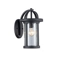 thumbnail image 1 of CHLOE Lighting ANGELO Transitional 1 Light Black Outdoor Wall Sconce 14" Height, 1 of 3