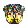 thumbnail image 1 of CHLOE Lighting BERTRAM Tiffany-style 1 Light Victorian Indoor Wall Sconce 12" Shade, 1 of 4