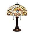 thumbnail image 1 of CHLOE Lighting CLAIRE Victorian-Style 2-Light Dark Bronze Finish Table Lamp 16" Wide, 1 of 5