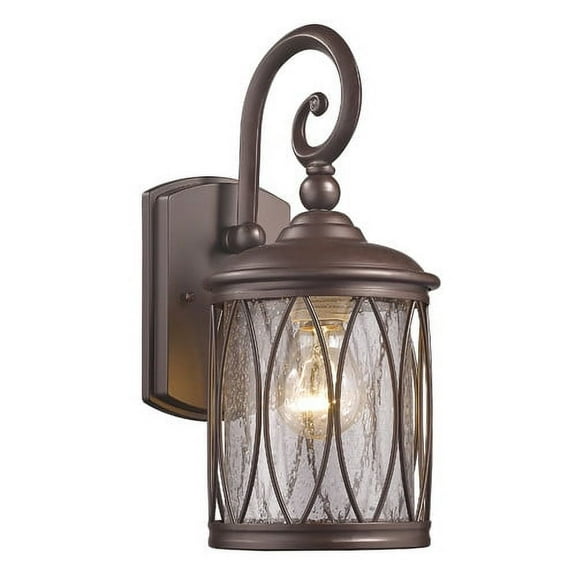 CHLOE Lighting DINADAN Transitional 1 Light Rubbed Bronze Outdoor Wall Sconce 13" Height