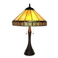 thumbnail image 1 of CHLOE Lighting ELEANOR Tiffany-style 2 Light Mission Table Lamp 16" Shade, 1 of 2
